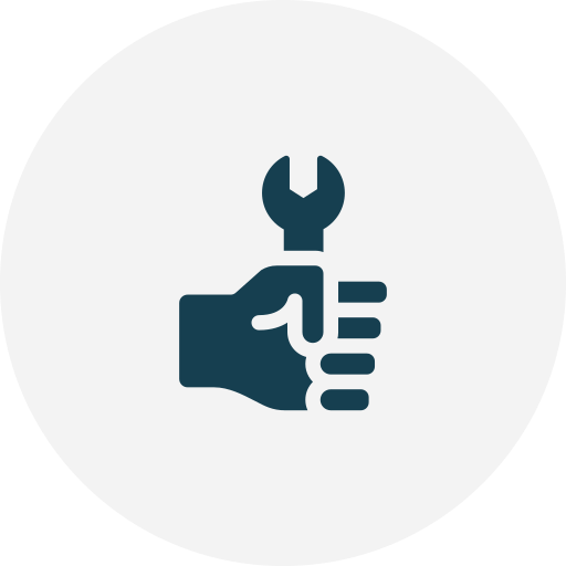 Ikon - Hånd holder verktøy